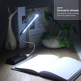 mini lámpara portátil usb flexible 10 led para laptop/laptop/pc/escritorio