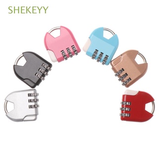 SHEKEYY 1pcs HOT Padlock Mini 3 Digit Dial Password Lock Gift Locker Case Supply Travel Suitcase Combination Code Luggage Metal Security Tool/Multicolor