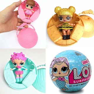10 cm lol escandaloso sorpresa bola serie 1pcs muñeca ciega misterio bola niña juguete niños regalo de navidad