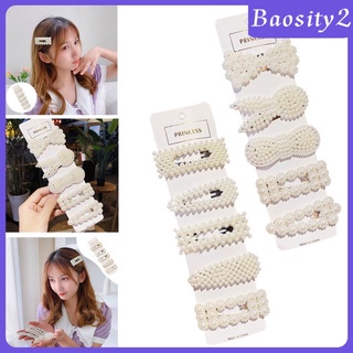 [BAOSITY2] 5 pinzas elegantes para el cabello de perlas para niñas