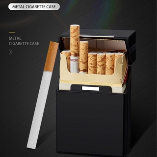 Cigarrera Magnética con dibujo De aleación De aluminio (puede sostener cigarrillos 20)/Youmy (9)