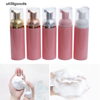 utiligoods 1pcs 60ml botella de espuma rosa brillante jabón mousse dispensador de líquido loción botella venta caliente
