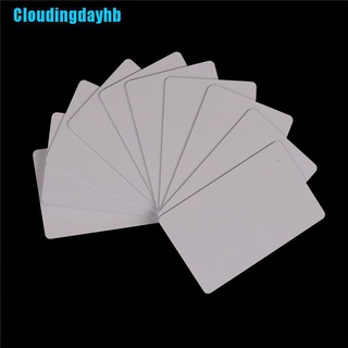 Cloudingdayhb 10pcs PVC en blanco tarjeta NFC etiqueta 1k S50 IC 13.56MHz lectura escritura RFID