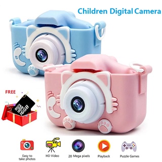 [16gb Tf card] cámara Digital HD 20MP para niños/cámara de juguete de dibujos animados para niños/cámara educativa para niños/juguetes para niños/niñas/mejores regalos