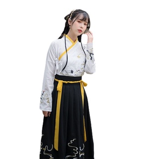Bordado tradicional Hanfu mujer antigua espadachín de baile popular traje Vestido Oriental chino Martial-Arts Cosplay conjunto de disfraces (6)