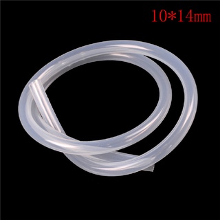 [sixhumor] tubo de silicona translúcido transparente de 1 m de grado alimenticio, no tóxico, leche, leche, goma suave cl (9)