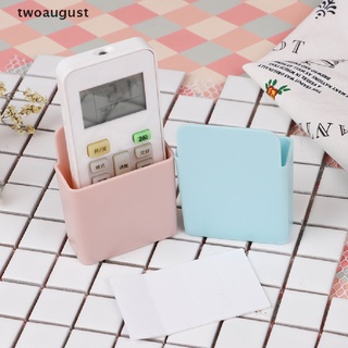 [twoaugust] Wall Mounted Mobile Phone Holder Box Remote Control Storage Organizer Case .