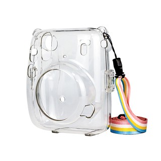 Fujifilm Instax Mini 11 funda transparente cubierta de cristal transparente cámara