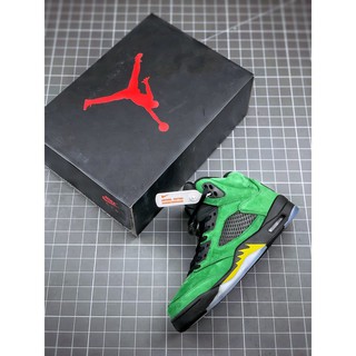 Nike Air Jordan 5 Oregon Ducks CK6631 307 Mens Sports Basketball Shoes