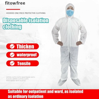 fitow hazmat traje anti-virus protección ropa de seguridad mono desechable lavable f gratis