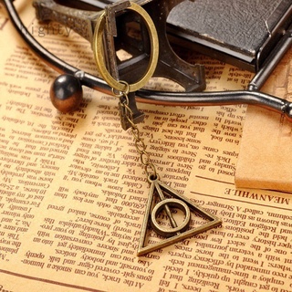 Llavero Highty Luna Pendulum diseño Triangular Deathly homrs Estilo Luna Harry Potter