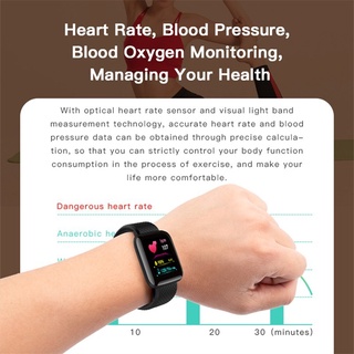 Reloj Inteligente 116S/Monitor De Frecuencia Cardíaca Y Presión Arterial/Pulsera De Pantalla 1.44 # HA 44622 e33q23