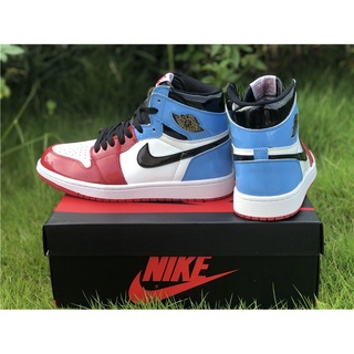 Nike Spot goods 2019New Air Jordan 1 Fearless AJ1 Charol Empalme Zapatos De Baloncesto (5)