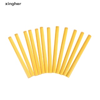 [xingher] 12 palos profesionales de pegamento para extensiones de cabello humano amarillo caliente