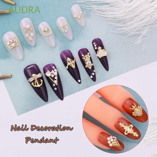 AUDRA Delicate 3D Nail Art Decoration Shiny Manicure Tool DIY Nail Rhinestones Pearl Luxury 1Pcs Jewelry Zircon Crystal Nail Pendant