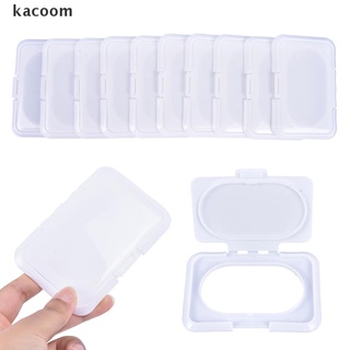 Kacoom 10Pcs Wipes Lid Wipes Cover Wet Tissues Box Lid Reusable Wet Paper Tissues Cover CL