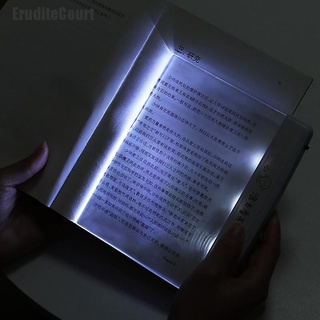 Eruditecourt~ lectura luz de noche creativa placa plana ojo para el hogar dormitorio Led libro lámpara