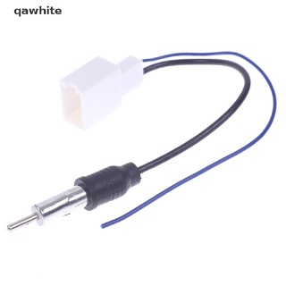 qawhite radio estéreo reproductor de cd antena adaptador cable cable hembra zócalo para rav4 cl