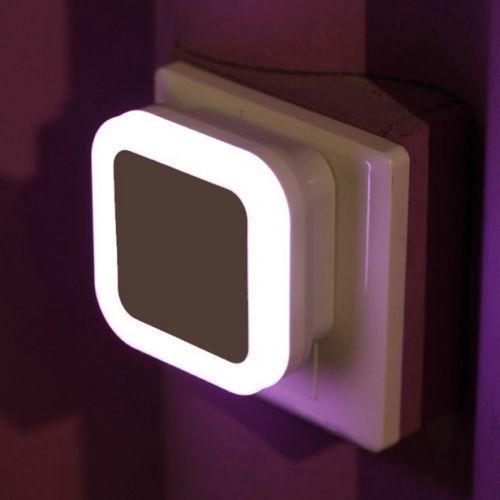 Sensor cuadrado Control automático luz LED,Auto Control Sensor de luz Mini luz de noche
