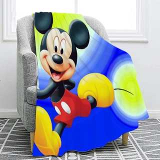 Disney - manta de dibujos animados suave y cómoda para adultos y niños, manta impresa en 3D de franela de verano