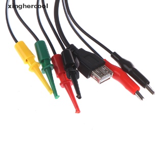 [xinghercool] 1 pza pinzas de cocodrilo/cable de conexión de banana plug/kit de cable de cable de prueba caliente (5)