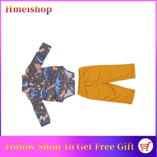 Hmeishop niños camisa trajes bebé niño 2 piezas ropa de manga larga pantalón conjuntos de ropa niño trajes para bebé