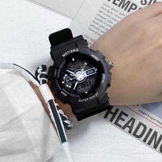 insReloj electrónico multifunción súper Popular para estudiantes y hombres reloj despertador luminoso impermeable de moda coreana reloj electrónico de pareja