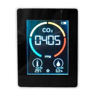 medidor de co2 digital de temperatura de humedad sensor probador de calidad del aire monitor