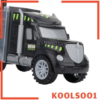 [KOOLSOO1] Juguetes de coche para niños Diecast dinosaurio coches camión juguetes vehículo de transporte