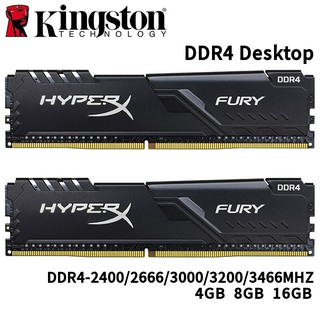 Memoria Ram 100% Kingston Hyperx Fury De 4gb/8gb/16gb Ddr4 Dimm 288-pin (4)