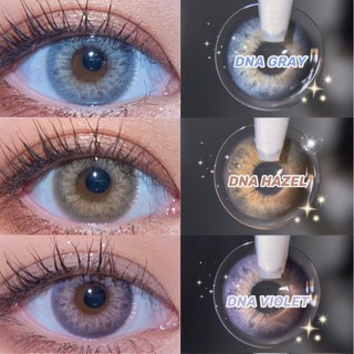 UYAAI DNA Series lentes de contacto de Color Natural coloridos lentes de contacto cosméticos de prescripción anual 14 mm 0 grados 2Pcs anual (1)