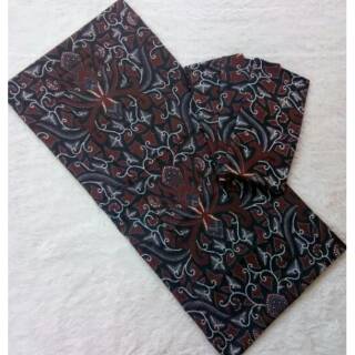 Superior Primisima Batik tela Superior Material de algodón Pekalongan Material de algodón conjunto en relieve Soganan Original