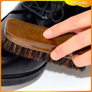 protable cepillo de zapatos aplicador cepillo limpiador cuidado kit de reparación marrón nuevo