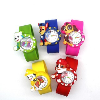 PAW PATROL Reloj de cuarzo con patrón de patrulla canina para niños, reloj analógico para niños y niñas (7)