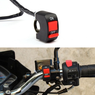 Interruptores Universales De Motocicleta Para Manillar Flameout Botón De Encendido Para Moto Motor ATV Bicicleta DC12V/10A Negro