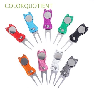 Tenedor De color De color/reparación De botones magnéticos De acero inoxidable multicolor Para limpieza De Golf
