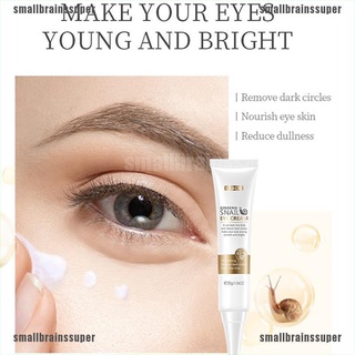 smallbrainssuper 30g caracol crema de ojos niacinamida blanqueamiento hidratante eliminar círculos oscuros sbs