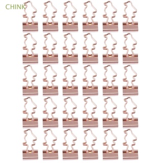 chink 30pcs nuevo carpeta clips archivo suministros de oficina clip de papel mini libro gato corazón cactus papelería metal de alta calidad
