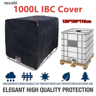 moshi 1000 litros ibc contenedor de papel de aluminio impermeable a prueba de polvo cubierta oxford tela.