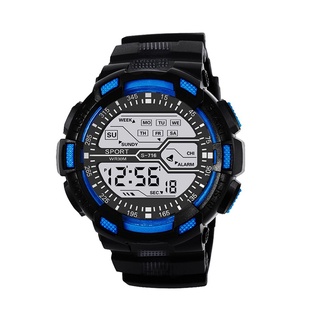 Reloj De pulsera Digital Lcd a prueba De agua para hombre cronómetro deportivo T456Fgws.Br