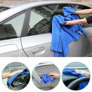 160 * 60CM Gran Limpieza De Microfibra Auto Coche Detallando Paños Suaves Azul Lavado Toalla Duster