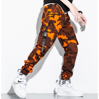 Nike Oversized Multi-pocket Camouflage Pants Men's Trendy Sports Pants Street Fashion Casual Pants (2)