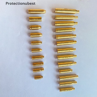 Protectionubest Red Dot Laser Brass Boresighter CAL 9mm/308/7.62/.40 Cartridge Boresight NPQ