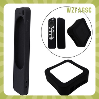 Wzfasc funda protectora De silicón Para caja De Tv Apple a prueba De golpes reemplazable (1)