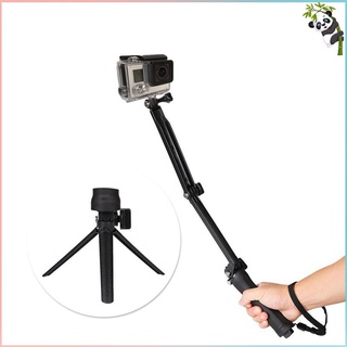 3 vías de agarre impermeable monopie Selfie palo trípode soporte para GoPro Hero 7 6 5 4 sesión para Go Pro accesorio (8)