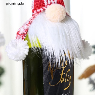 Cubierta protectora De polvo De botella De vino De papá Noel/decoración navideña Para el hogar Br