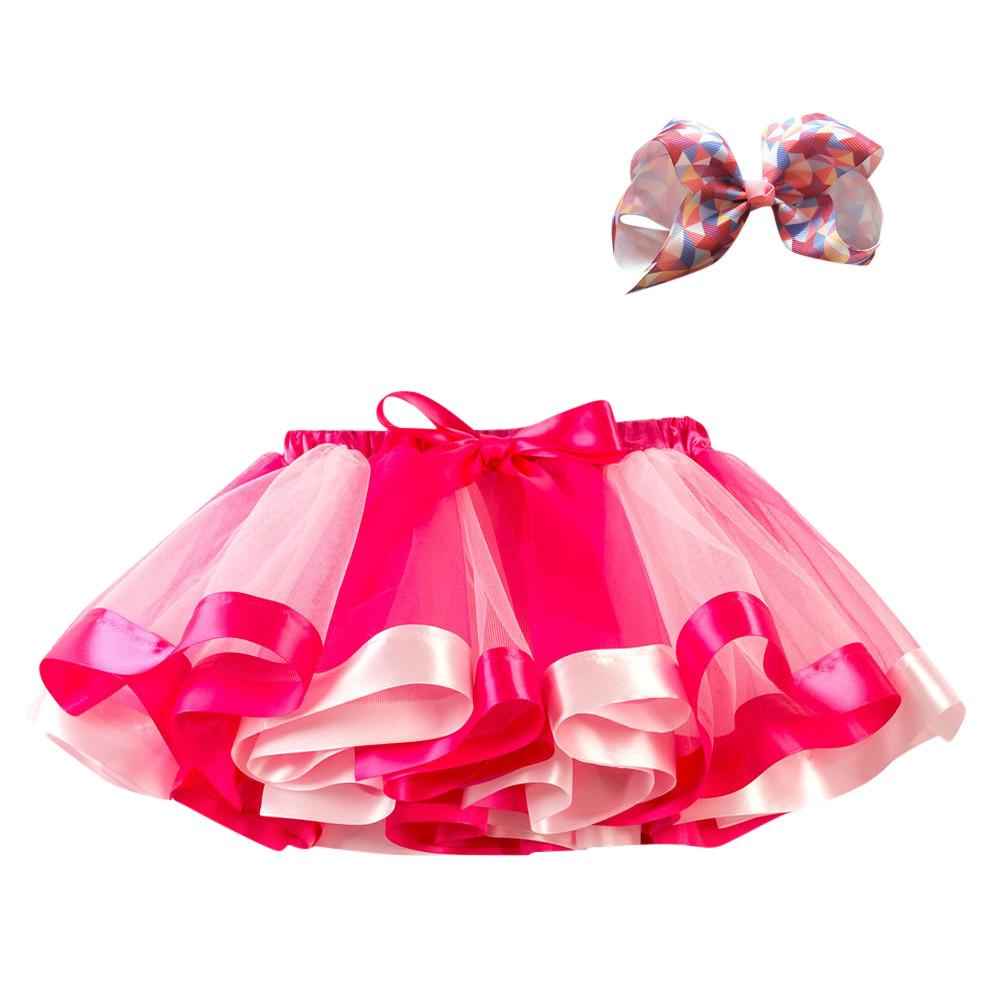 niñas tutu danza ballet niño bebé disfraz falda+arco horquilla conjunto (9)