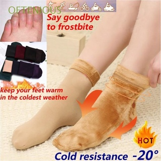 a menudo unisex calcetines de nieve otoño winte terciopelo hogar piso calcetines de tamaño libre botas de nieve casual engrosamiento dormir caliente hosiery/multicolor