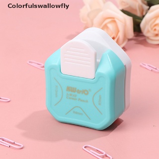Colorfulswallowfly 3 in 1 Corner Rounder Punch 3 Way Corner Cutter for DIY Paper Craft Laminate CSF (4)