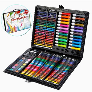 168 unids/set crayon acuarela lápices pintura dibujo herramientas set niños regalo